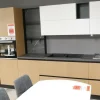 Cucina lineare moderna grigia Pop^Mobilturi Best