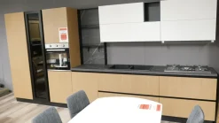 Cucina lineare moderna grigia Pop^Mobilturi Best