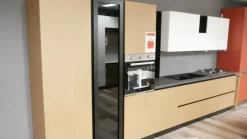 Cucina lineare moderna grigia Pop^Mobilturi Best