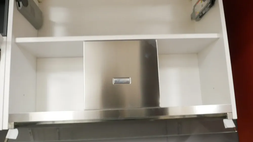 Cucina lineare moderna grigia Pop^Mobilturi Best