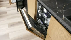 Cucina lineare moderna grigia Pop^Mobilturi Best