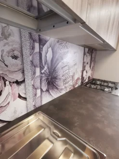 Clearance Cucina lineare moderna grigia Ar Cucine Lineari|Cucine Moderne