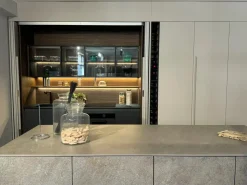 Cucina lineare moderna grigia One a soli 15800 Euro^Record Cucine Best
