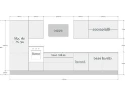 Cucina lineare moderna Jey kitchens a prezzo ribassato^Creo Online