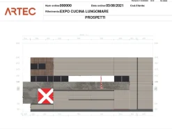 Colombini Casa Cucina lineare moderna Lungomare a prezzo scontato- Cucine Lineari|Cucine Moderne