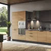 New Cucina lineare moderna rovere moro Capri Cucine Lineari|Cucine Moderne