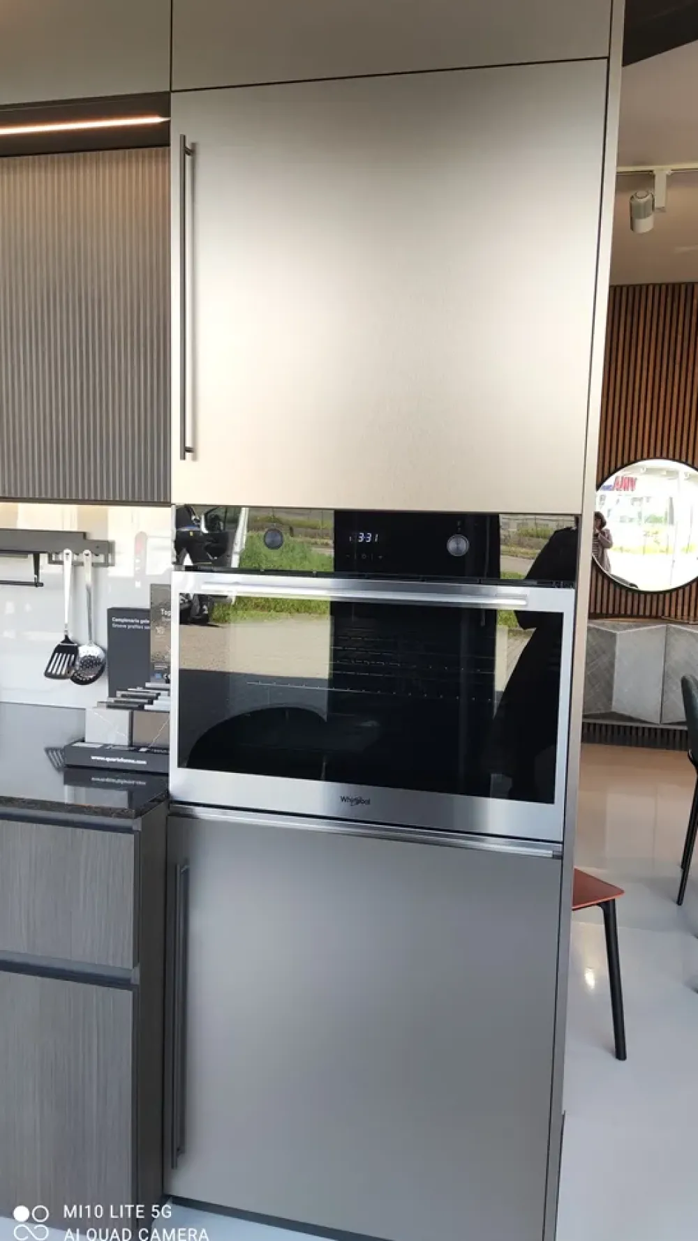 Cucina lineare moderna rovere moro Metropolis^Stosa Discount