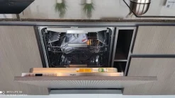 Cucina lineare moderna rovere moro Metropolis^Stosa Discount