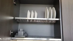 Cucina lineare moderna rovere moro Metropolis^Stosa Discount