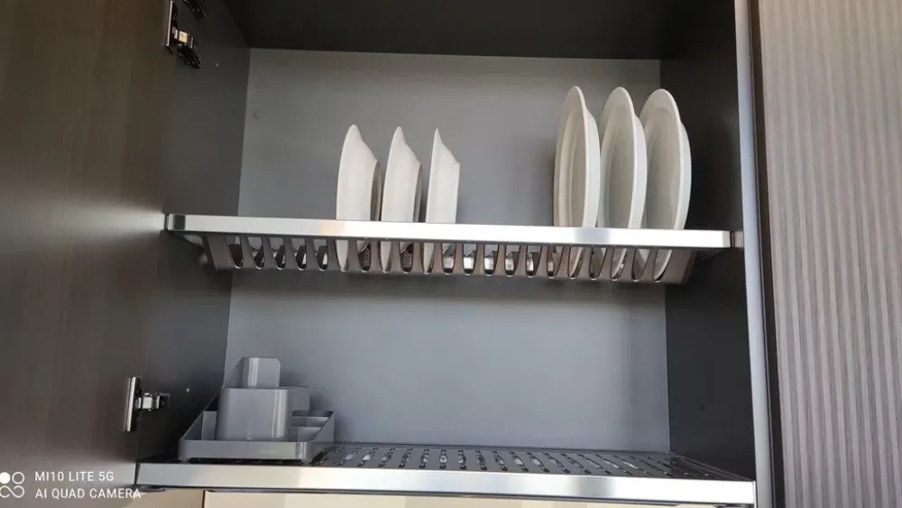 Cucina lineare moderna rovere moro Metropolis^Stosa Discount