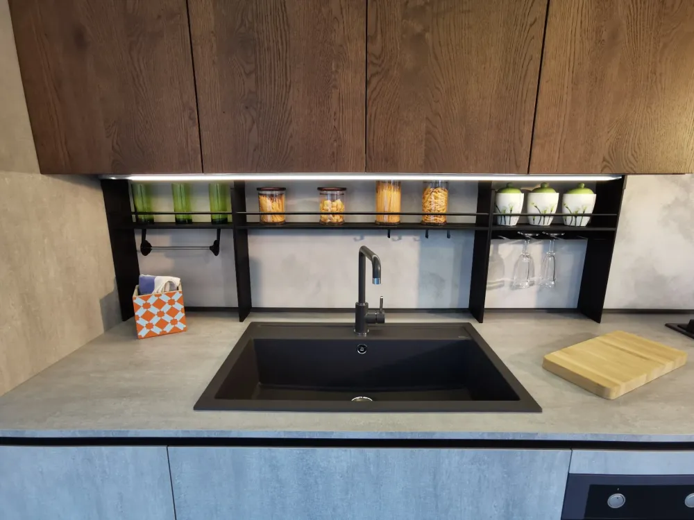 Arrex Cucina Loft xl moderna bianca lineare scontata 42%- Cucine Lineari|Cucine Moderne