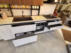 Arrex Cucina Loft xl moderna bianca lineare scontata 42%- Cucine Lineari|Cucine Moderne