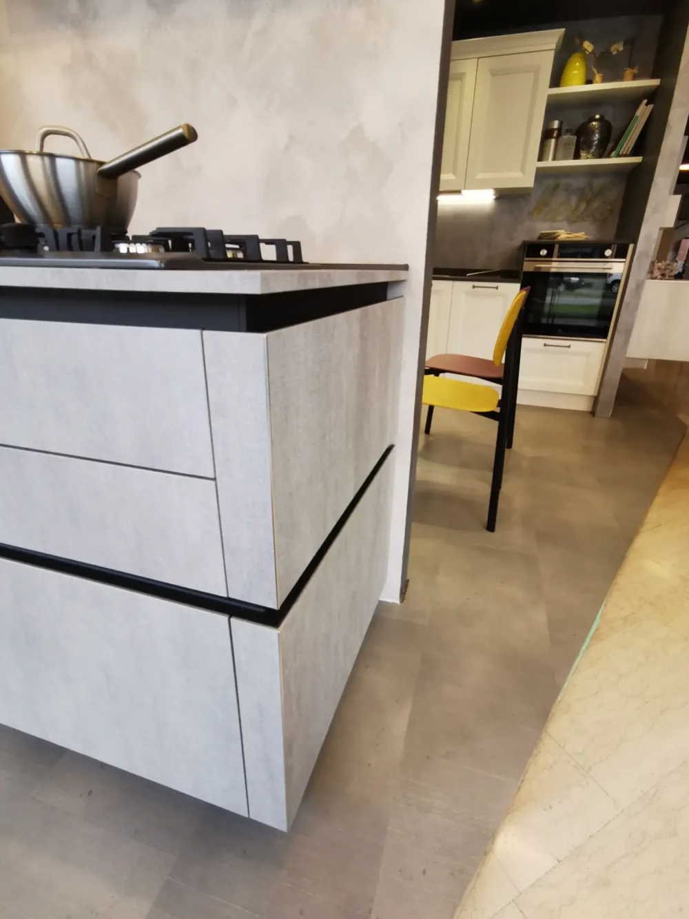 Arrex Cucina Loft xl moderna bianca lineare scontata 42%- Cucine Lineari|Cucine Moderne