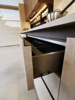 Arrex Cucina Loft xl moderna bianca lineare scontata 42%- Cucine Lineari|Cucine Moderne