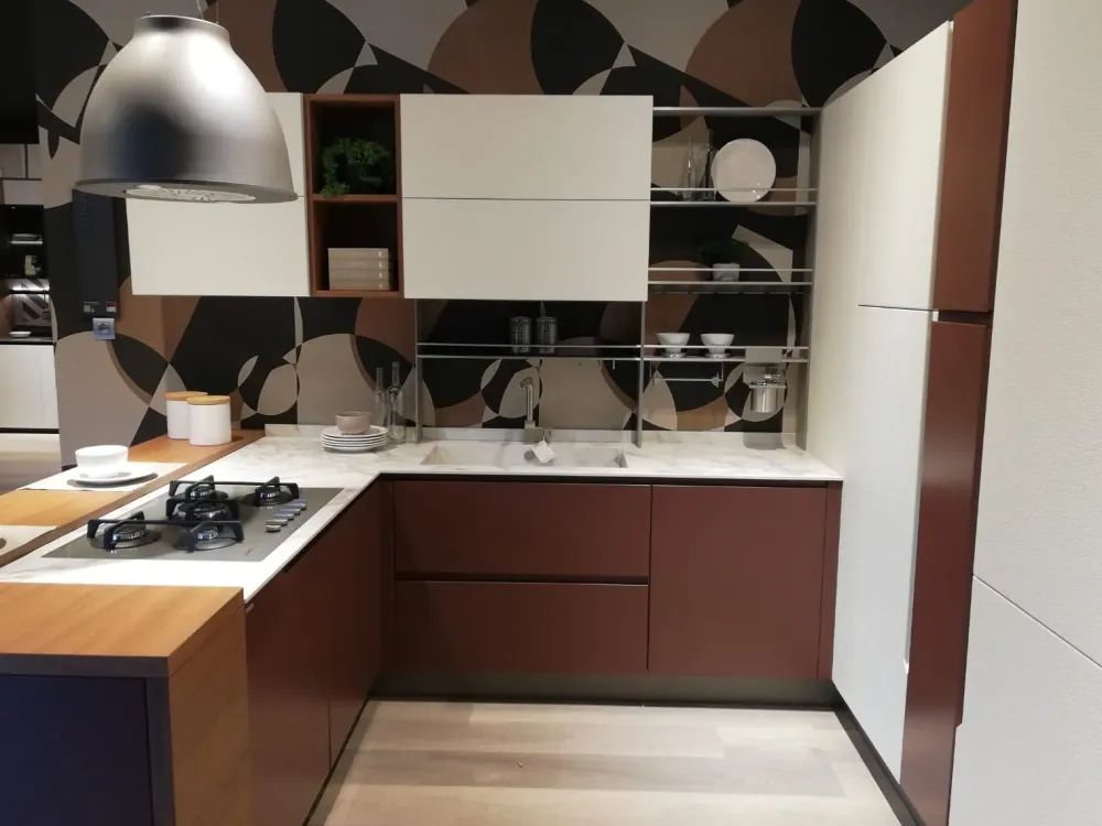 Lube Cucine Cucina Luna OFFERTA OUTLET sconto 62%- Cucine Con Penisola|Cucine Moderne