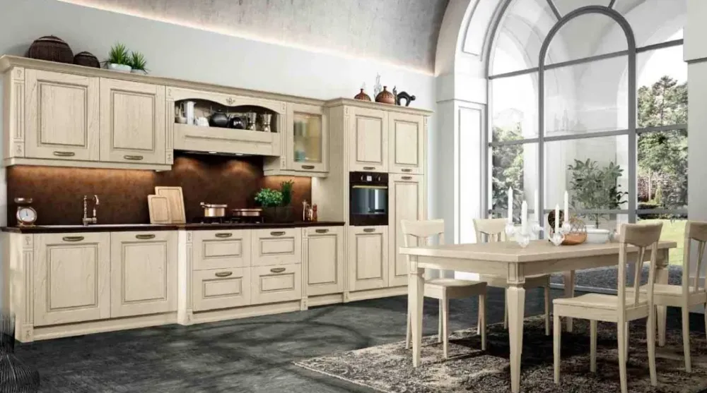 Arredo3 Cucina magnolia classica lineare Verona 4 a soli 7400 Euro- Cucine Lineari