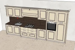 Arredo3 Cucina magnolia classica lineare Verona 4 a soli 7400 Euro- Cucine Lineari