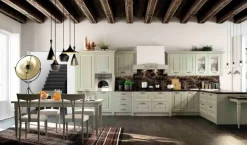 Arredo3 Cucina magnolia classica ad angolo Verona 3 in offerta- Cucine Ad Angolo