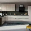 Arredo3 Cucina magnolia moderna con penisola Round 3 a soli 9000 Euro- Cucine Con Penisola|Cucine Moderne