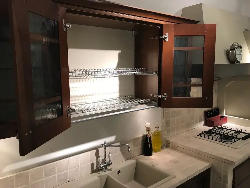 Cucina Maistri modello Carol Noce Cucine Lineari|Cucine Country