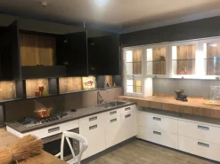 Cucina classica ad angolo bianca in legno Lab 40^Marchi Cucine New