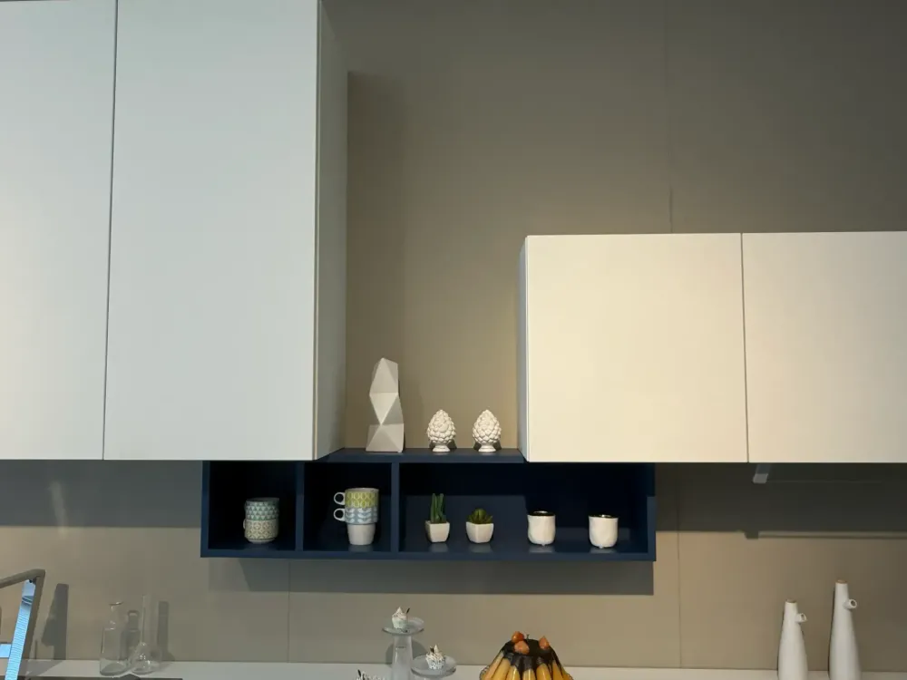 Hot Cucina Materia moderna bianca lineare scontata 50% Cucine Lineari|Cucine Moderne