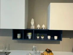 Hot Cucina Materia moderna bianca lineare scontata 50% Cucine Lineari|Cucine Moderne