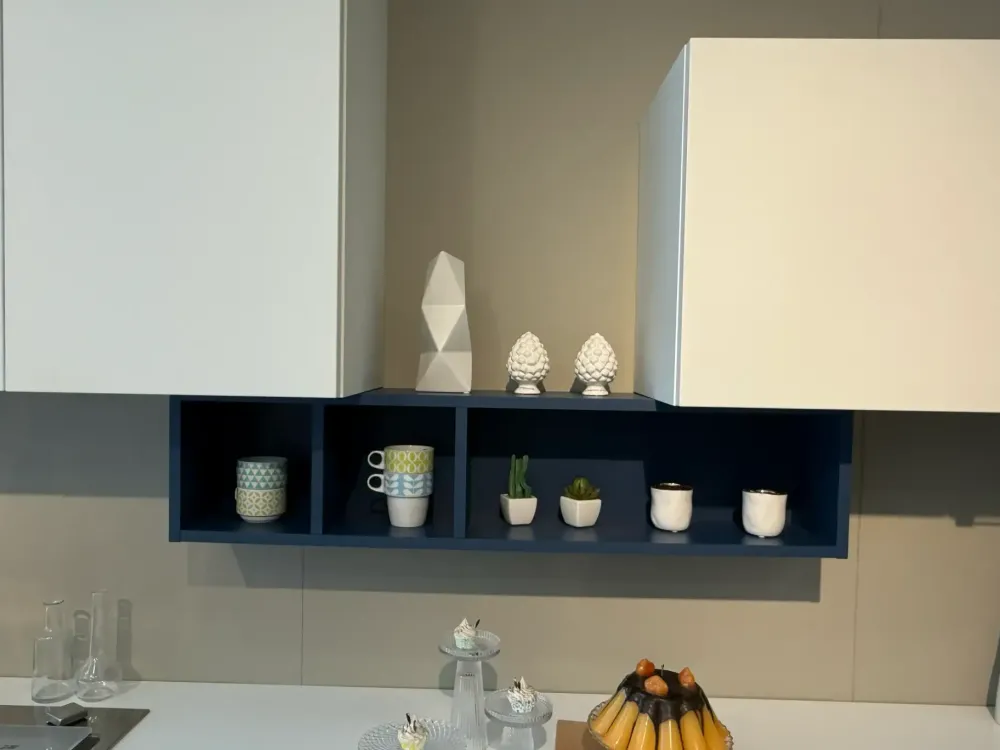 Hot Cucina Materia moderna bianca lineare scontata 50% Cucine Lineari|Cucine Moderne