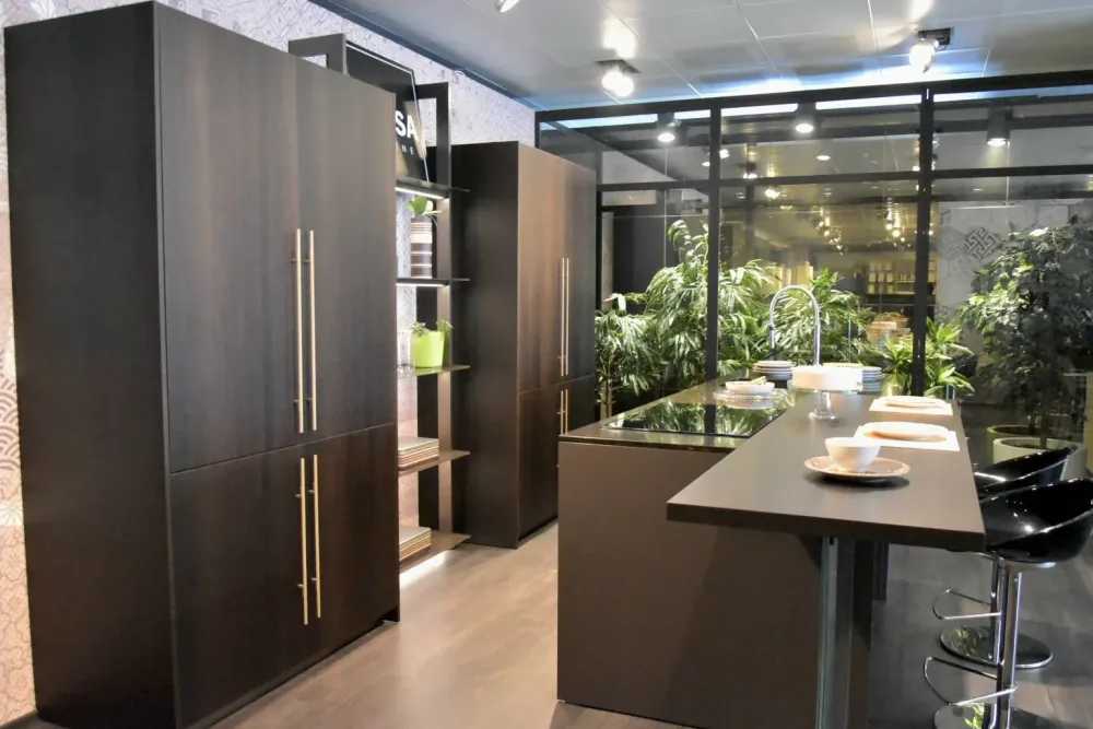 Cucina Metropolis natural con isola con un ribasso imperdibile^Stosa Sale