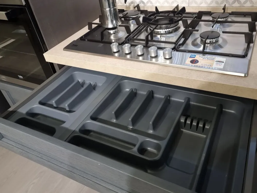 Mobilturi CUCINA Ardesia canapa PREZZO OUTLET scontata 50%- Cucine Lineari
