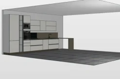 Outlet CUCINA lineare Lux pop SCONTATA Cucine Lineari|Cucine Moderne