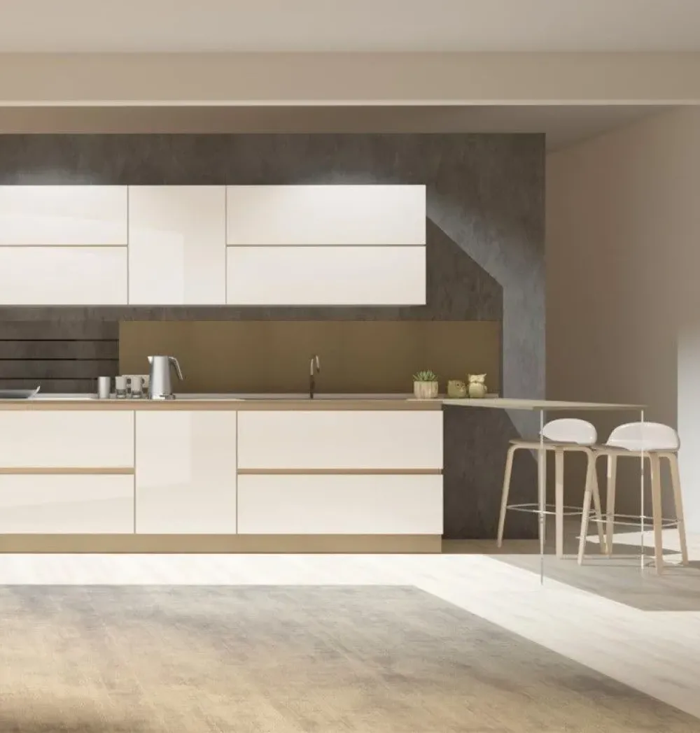 Outlet CUCINA lineare Lux pop SCONTATA Cucine Lineari|Cucine Moderne