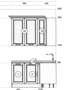 Cucina modello Apera PREZZO SCONTATO 50% Cucine Ad Angolo