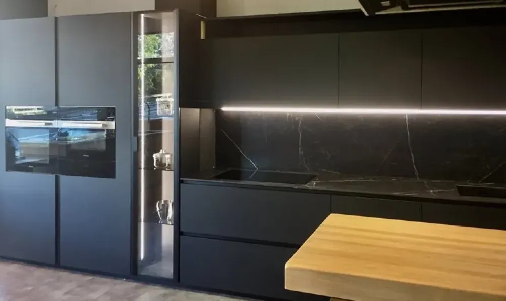 Online Cucina modello Atelier black new fenix - paolo biordi designer PREZZO SCONTATO 43% Cucine Lineari|Cucine Design