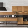 Cucina modello Cucina industrial legno frame con maniglia particolare   PREZZO SCONTATO 50%^Collezione esclusiva Discount