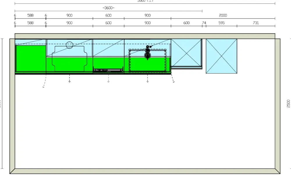 Cucina modello Cucina motus scontata PREZZO SCONTATO 40%^Scavolini New