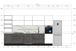 Cucina modello Cucina motus scontata PREZZO SCONTATO 40%^Scavolini New