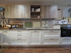 New Cucina modello Cucina shabby chic lineare 4 metri con piano penisola  Nuovi mondi cucine PREZZO SCONTATO 64% Cucine Con Penisola