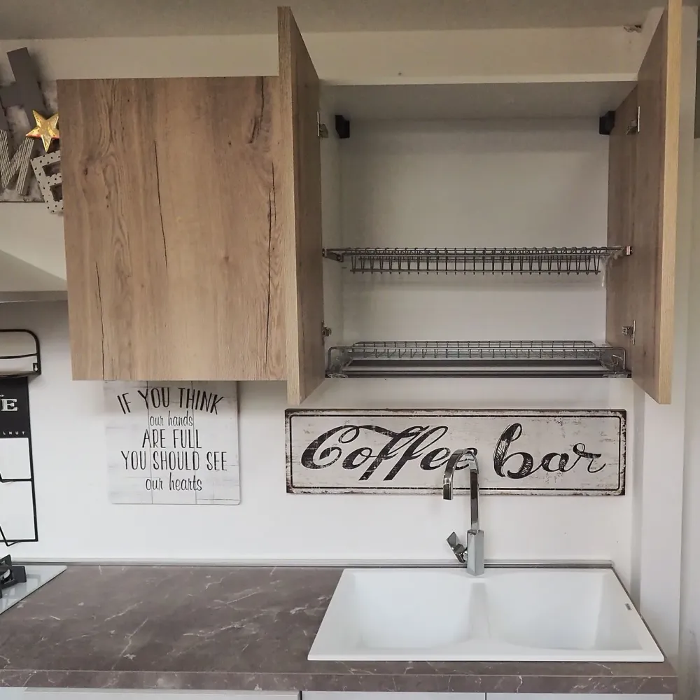 Cucina modello cucina shabby white easy ed effetto rovere PREZZO SCONTATO 42%^Collezione esclusiva Discount