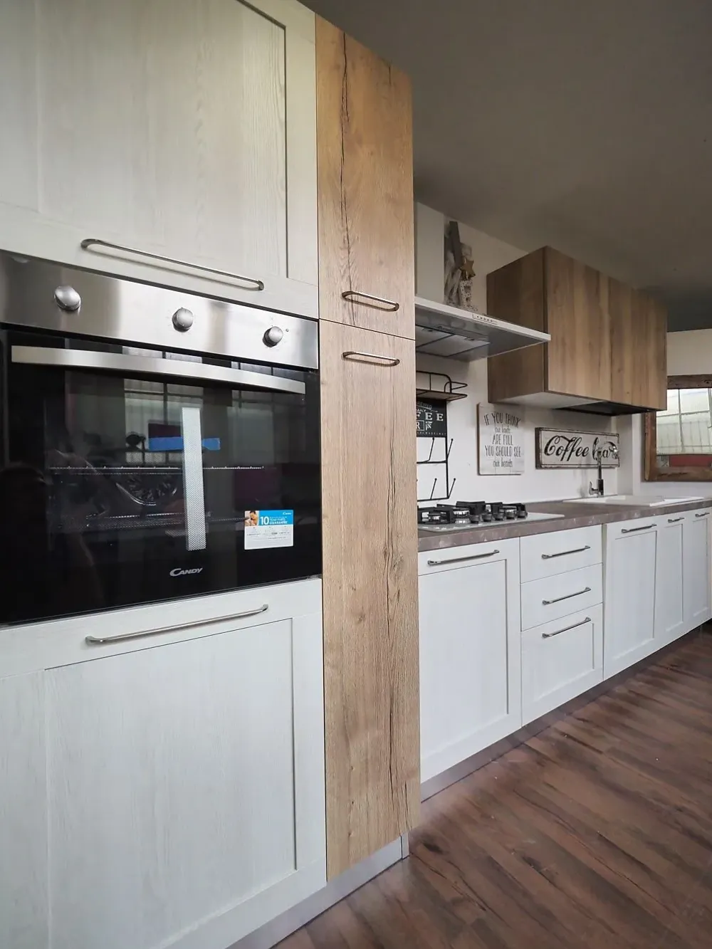 Cucina modello cucina shabby white easy ed effetto rovere PREZZO SCONTATO 42%^Collezione esclusiva Discount