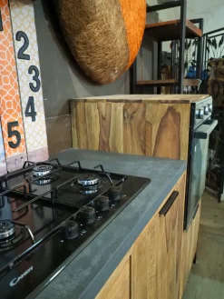 Cucina modello Cucina totla wood in vero legno PREZZO SCONTATO 58%^Nuovi Mondi Collection Clearance