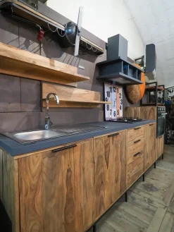 Cucina modello Cucina totla wood in vero legno PREZZO SCONTATO 58%^Nuovi Mondi Collection Clearance