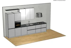 New Cucina Modello joy moderna bianca lineare scontata 51% Cucine Lineari|Cucine Moderne
