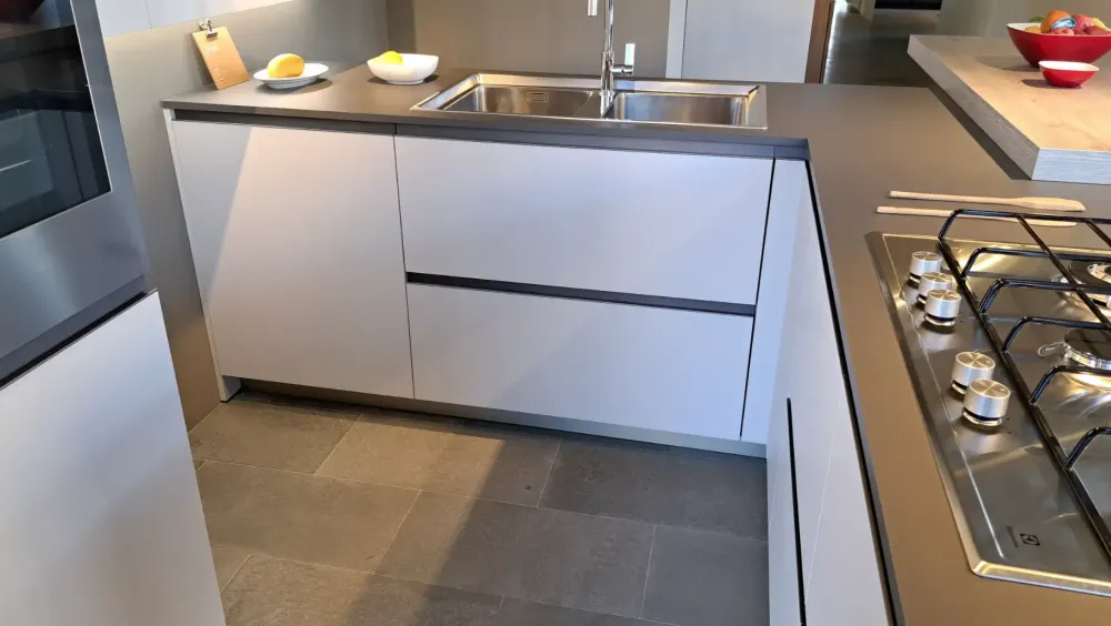 New Cucina Modello joy moderna bianca lineare scontata 51% Cucine Lineari|Cucine Moderne