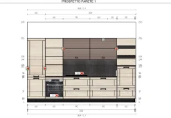 Imab Cucina Modello lipari/capri design rovere chiaro lineare group- Cucine Lineari|Cucine Design