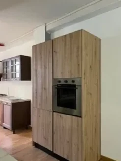 GM Cucine Cucina modello System gola rovere nodato PREZZO SCONTATO 60%- Cucine Ad Isola|Cucine Moderne