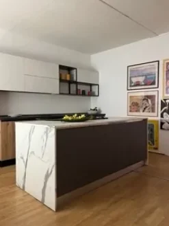 GM Cucine Cucina modello System gola rovere nodato PREZZO SCONTATO 60%- Cucine Ad Isola|Cucine Moderne