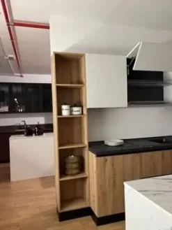 GM Cucine Cucina modello System gola rovere nodato PREZZO SCONTATO 60%- Cucine Ad Isola|Cucine Moderne