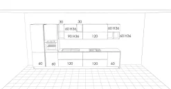 Cucina modello Zena PREZZO SCONTATO^Cucine Store