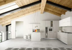 Cucina moderna ad angolo Anzimud 7 a prezzo scontato^Essebi New